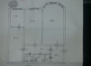 Satılır 2 otaqlı 60.8 m2 köhnə tikili Montin