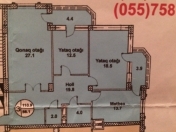 Satılır 3 otaqlı 111 m2 yeni tikili Mehdiabad