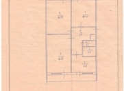 Satılır 3 otaqlı 65 m2 köhnə tikili Ukrayna dairəsi