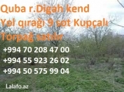Satılır 9 sot torpaq Quba