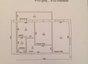 Satılır 2 otaqlı 50.4 m2 köhnə tikili Gəncə