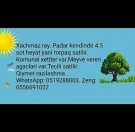 Satılır 4 sot torpaq Xaçmaz
