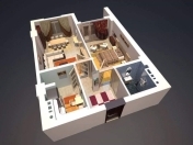 Satılır 1 otaqlı 52.65 m2 yeni tikili Xırdalan