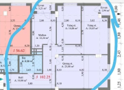 Satılır 3 otaqlı 102 m2 yeni tikili Qaraçuxur