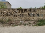 Satılır 4 sot torpaq Saray