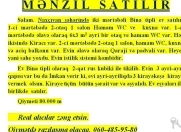 Satılır 7 otaqlı 150 m2 yeni tikili Naxçıvan