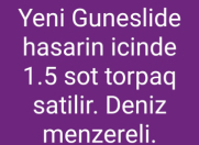 Satılır 1.5 sot torpaq Y.Günəşli