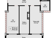 Satılır 2 otaqlı 99 m2 yeni tikili 28 May m.