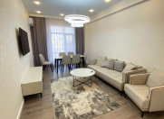 İcarəyə verilir 3 otaqlı 110.5 m2 yeni tikili Nizami m.