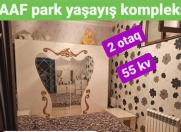 Satılır 2 otaqlı 55 m2 yeni tikili Avtovağzal m.