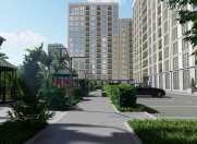 İcarəyə verilir 1 otaqlı 45 m2 yeni tikili İnşaatçılar m.