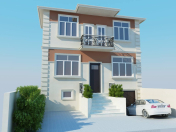 Satılır 8 otaqlı 350 m2 həyət evi Qurtuluş - 93 Yaşayış Kompleksi