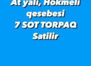 Satılır 7 sot torpaq Hökməli