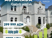 Satılır 5 otaqlı 153 m2 villa Astara