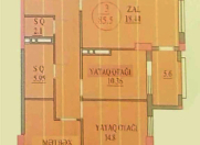 Satılır 3 otaqlı 85.5 m2 yeni tikili Nəriman Nərimanov m.
