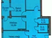 Satılır 4 otaqlı 153 m2 yeni tikili 28 May m.