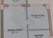 Satılır 2 otaqlı 61.3 m2 yeni tikili Xırdalan