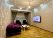 Satılır 3 otaqlı 132 m2 yeni tikili İnşaatçılar m.