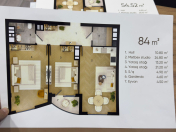 Satılır 2 otaqlı 84 m2 yeni tikili Saray