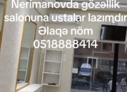 İcarəyə verilir 1 otaqlı 20 m2 obyekt Nəriman Nərimanov m.