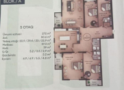 Satılır 5 otaqlı 272 m2 yeni tikili Koala parkı