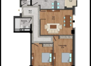 Satılır 3 otaqlı 135 m2 yeni tikili Gənclik m.