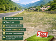 Satılır 5 sot torpaq Quba