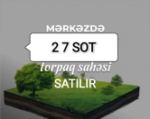 Satılır 27 sot torpaq Ağ şəhər