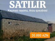 Satılır 2 otaqlı 6 m2 həyət evi Xaçmaz