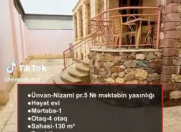 Satılır 5 otaqlı 140 m2 həyət evi Gəncə