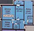 Satılır 3 otaqlı 134 m2 yeni tikili Sumqayıt