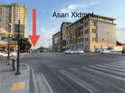 İcarəyə verilir 1 otaqlı 43 m2 obyekt İnşaatçılar m.