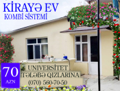 İcarəyə verilir 1 otaqlı 20 m2 yeni tikili Şəki