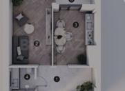 Satılır 1 otaqlı 53.4 m2 yeni tikili Asan Xidmət-5