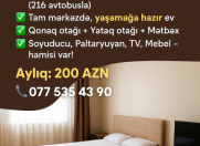İcarəyə verilir 2 otaqlı 1 m2 həyət evi Balaxanı