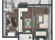 Satılır 3 otaqlı 105 m2 yeni tikili Şah İsmayıl Xətai m.