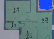 Satılır 2 otaqlı 85 m2 yeni tikili Nərimanov r.