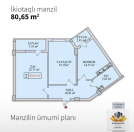 Satılır 2 otaqlı 81 m2 yeni tikili Bakıxanov